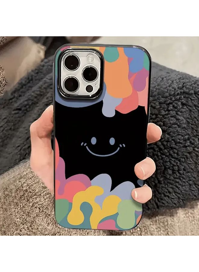Black Jelly Phone Case Anti Fall Glossy Cover For iPhone 16 Pro Max 15 14 13 12 11 - Image 2